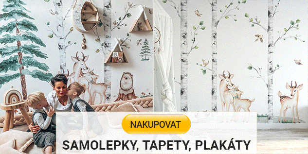 samolepky na zeď do dětského pokoje