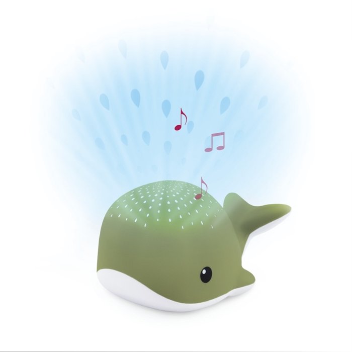 Dětská lampa s projektorem a melodií - Wally green