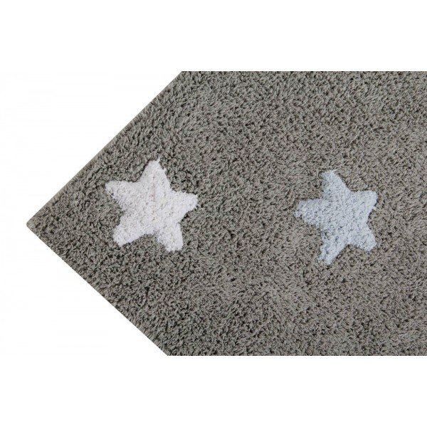 120 x 160 cm /  koberec-estrellas-tricolor-stars-grey-blue-120x160-lorena-canals-lovel-07.jpg 