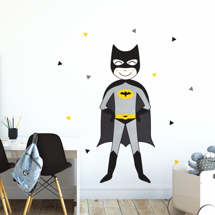 Samolepka na zeď Superhero - superhrdina DK283