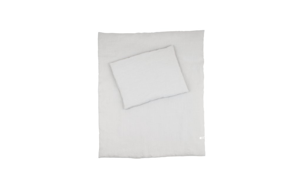 Peřinka + polštář s výplní 50x65cm Pure Nature - Light grey
