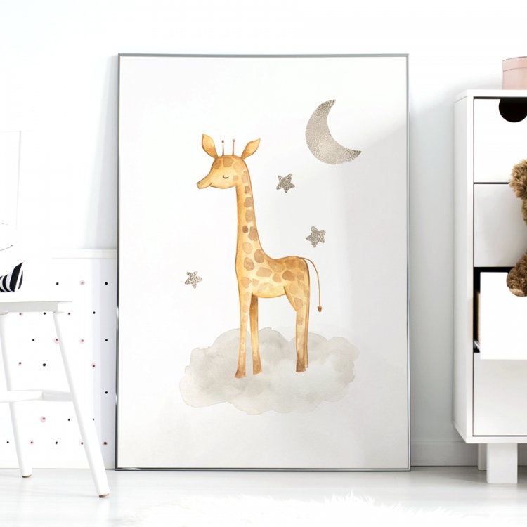 Plakáty /  plagat-safari-giraffe-star-yokodesigne-lovel-sk.jpg 