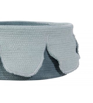 Koše na hračky, úložné boxy /  Bavlnený košík Petals Vintage Blue - Dark Green-lorena-canals-lovel-01.jpg 