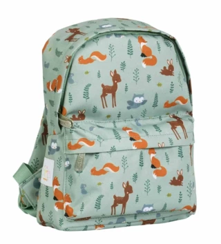 Batohy, kufříky, tašky /  Mini ruksak Forest lesní priatelia - 01.webp 