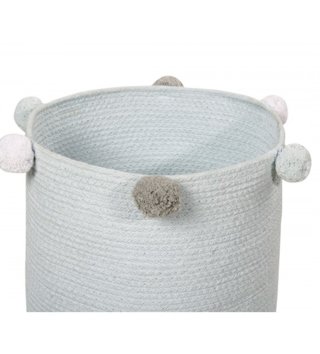 Koše na hračky, úložné boxy /  bavlneny-kosik-bubbly-natural-blue-lorena-canals-lovel-01.jpg 