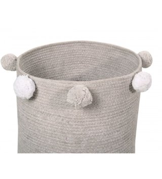 Koše na hračky, úložné boxy /  bavlneny-kosik-bubbly-natural-grey-lorena-canals-lovel-01.jpg 