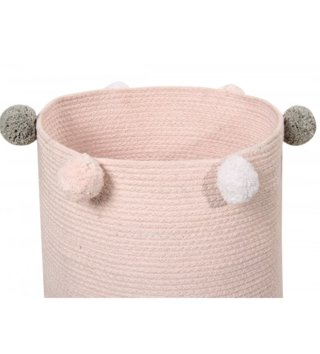 Koše na hračky, úložné boxy /  bavlneny-kosik-bubbly-pink-lorena-canals-lovel-01.jpg 