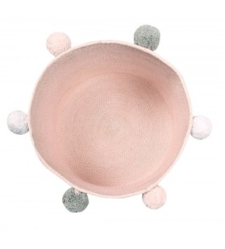 Koše na hračky, úložné boxy /  bavlneny-kosik-bubbly-pink-lorena-canals-lovel-02.jpg 