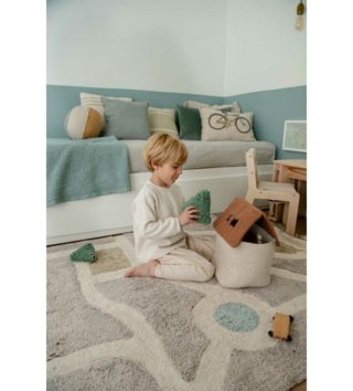 Koše na hračky, úložné boxy /  bavlneny-kosik-eco-city-house-toffee-lorena-canals-lovel-01.jpg 