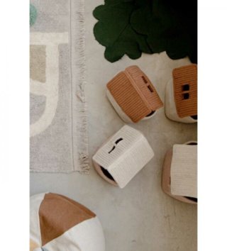 Koše na hračky, úložné boxy /  bavlneny-kosik-eco-city-house-toffee-lorena-canals-lovel-03.jpg 