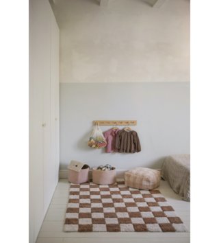 Koše na hračky, úložné boxy /  bavlneny-kosik-gram-rose-lovel-03.jpg 