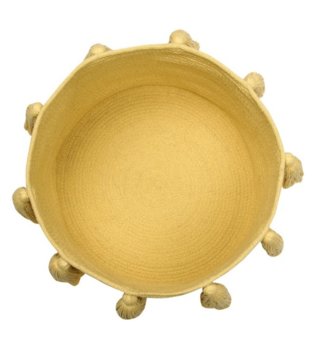 Koše na hračky, úložné boxy /  bavlneny-kosik-tassels-yellow-lorena-canals-lovel-03.jpg 
