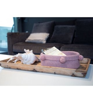 Koše na hračky, úložné boxy /  bavlneny-kosik-tray-ash-rose-lorena-canals-lovel-02.jpg 