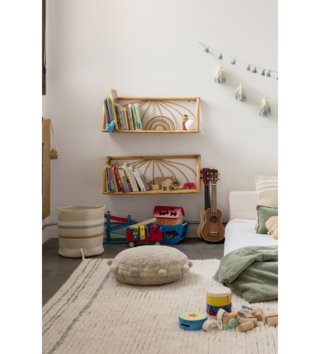 Koše na hračky, úložné boxy /  bavlneny-kosik-triplet-lorena-canals-lovel-03.jpg 