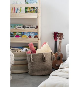 Koše na hračky, úložné boxy /  bavlneny-kosik-triplet-lorena-canals-lovel-04.jpg 