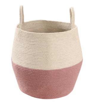 Koše na hračky, úložné boxy /  bavlneny-kosik-zoco-ash-rose-natural-lorena-canals-lovel-01.jpg 