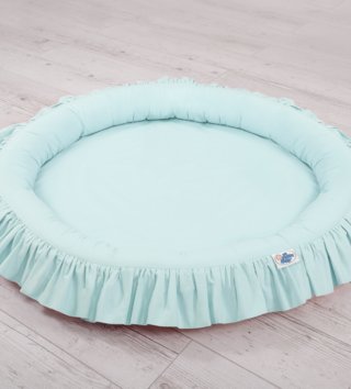 Kulaté dětské hnízda /  destke-okruhle-hniezdo-s-volanikmi-mint-lovel-04.jpg 