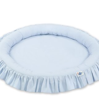 Kulaté dětské hnízda /  destke-okruhle-hniezdo-s-volanikmi-modre-lovel-02.jpg 