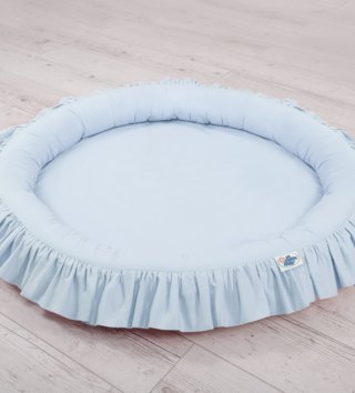 Kulaté dětské hnízda /  destke-okruhle-hniezdo-s-volanikmi-modre-lovel-04.jpg 