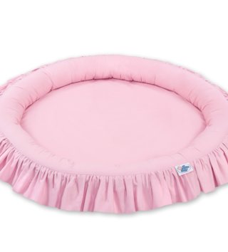 Kulaté dětské hnízda /  destke-okruhle-hniezdo-s-volanikmi-ruzove-lovel-02.jpg 