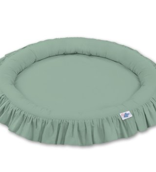 Kulaté dětské hnízda /  destke-okruhle-hniezdo-s-volanikmi-vintage-mint-lovel-02.jpg 