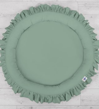 Kulaté dětské hnízda /  destke-okruhle-hniezdo-s-volanikmi-vintage-mint-lovel-03.jpg 