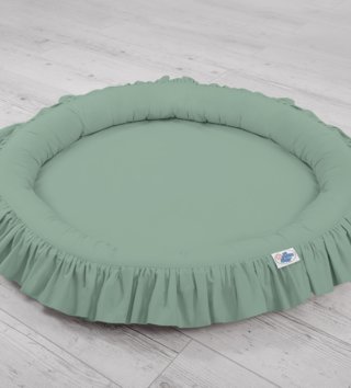 Kulaté dětské hnízda /  destke-okruhle-hniezdo-s-volanikmi-vintage-mint-lovel-04.jpg 