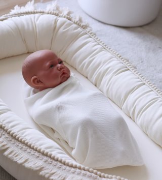 Oválné hnízda pro miminko /  detske-hniezdo-boho-vanilla-cotton-sweets-lovel-sk-03.JPG 