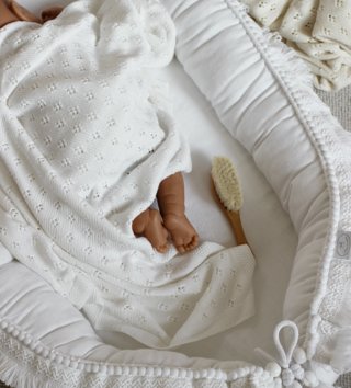 Oválné hnízda pro miminko /  detske-hniezdo-boho-white-cotton-sweets-lovel-01.JPG 