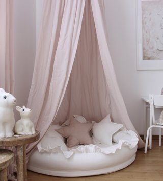 Kulaté dětské hnízda /  detske-hniezdo-okruhle-basic-white-cotton-sweets-lovel-sk-01.JPG 