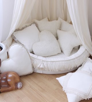 Kulaté dětské hnízda /  detske-hniezdo-okruhle-boho-cotton-sweets-lovel-01.JPG 