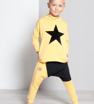 Kalhoty, tepláky, pudláče /  detske-pudlace-s-vreckom-zlte-lovel-sk.jpg 