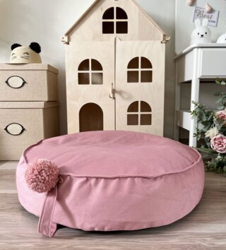 Sedací vaky a pufy /  detsky-okruhly-puf-na-sedenie-ruzovy-lovel.jpg 