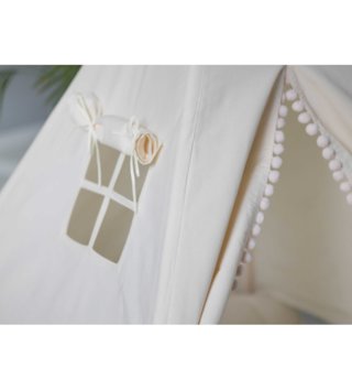 Dětské stany, teepee /  detsky-teepee-stan-cream-cloud-pompom-podlozka-dekoracne-vankusiky-fox-lovel-05.jpg 