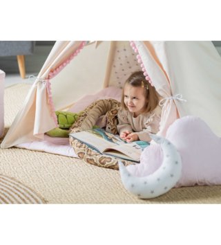 Dětské stany, teepee /  detsky-teepee-stan-princess-pompom-podlozka-dekoracne-vankusiky-lovel-03.jpg 