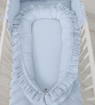 Oválné hnízda pro miminko /  hniezdo-pre-babaetko-s-volanikmi-modre-lovel-03.jpg 