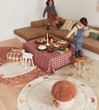 Ø 140 cm /  koberec-bavlneny-lisajnik-140-cm-lovel-04.webp 