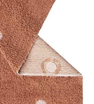 100 x 130 cm /  koberec-bavlneny-mini-dot-chestnut-100-x-150-cm-lovel-04.webp 