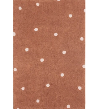 koberec-bavlneny-mini-dot-chestnut-100-x-150-cm-lovel.webp
