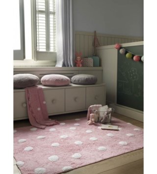 120 x 160 cm /  koberec-dots-pink-white-120x160-lorena-canals-lovel-02.jpg 