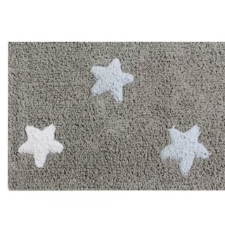 120 x 160 cm /  koberec-estrellas-tricolor-stars-grey-blue-120x160-lorena-canals-lovel-04.jpg 