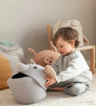 Koše na hračky, úložné boxy /  kosik-myska-renata-lovel-04.webp 