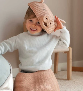 Koše na hračky, úložné boxy /  kosik-prasiatko-peggy-lovel-03.webp 