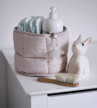 Koše na hračky, úložné boxy /  lanovy-kosik-pure-nature-exclusive-powder-pink-cotton-sweets-lovel-sk-1.JPG 