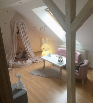 Kulaté dětské hnízda /  lovel-detska-izba-ruzova.jpg 