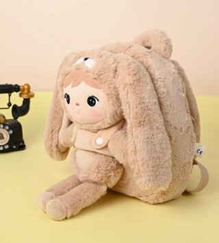 Batohy, kufříky, tašky /  metoo-plysovy-batoh-zajacik-karamelovy-30-cm-lovel.jpg 