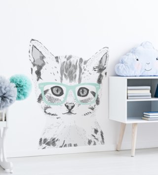 Zvířata /  nalepka-na-stenu-animals-macicka-v-okuliaroch-dk234-lovel-03.jpg 