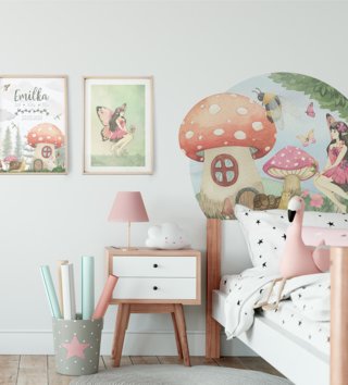 Forest - Lesní motiv /  nalepka-na-stenu-do-detskej-izby-fairy-tail-dk463-lovel-01.jpg 