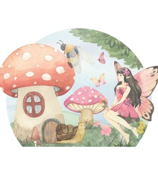 Forest - Lesní motiv /  nalepka-na-stenu-do-detskej-izby-fairy-tail-dk463-lovel-02.jpg 