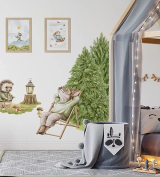 Forest - Lesní motiv /  nalepka-na-stenu-do-detskej-izby-forest-stromceky-2-ks-dk476-lovel-01.webp 